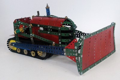 Lot 3211 - A Meccano home-built model of a Caterpillar...