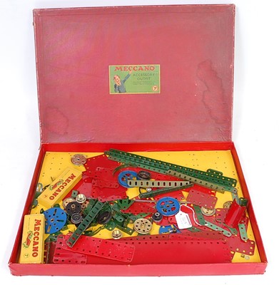 Lot 3217 - A Meccano part complete accessory outfit boxed...