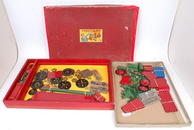 Lot 3220 - Two part/near complete Meccano No. 8 1950s...