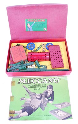 Lot 3222 - Three various part complete 1950s Meccano red...