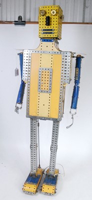 Lot 3225 - A home-made 1980s Meccano electrically...