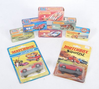 Lot 2328 - One box containing eight various Matchbox...