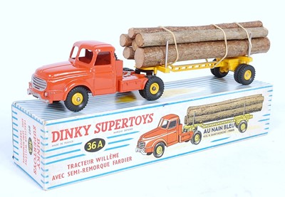 Lot 2008 - A French Dinky Toys No. 36A Willemi tractor...