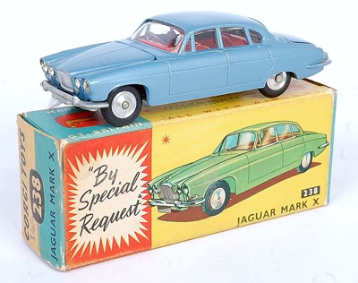 Lot 1633 - A Corgi Toys No. 238 Jaguar Mk 10 comprising...