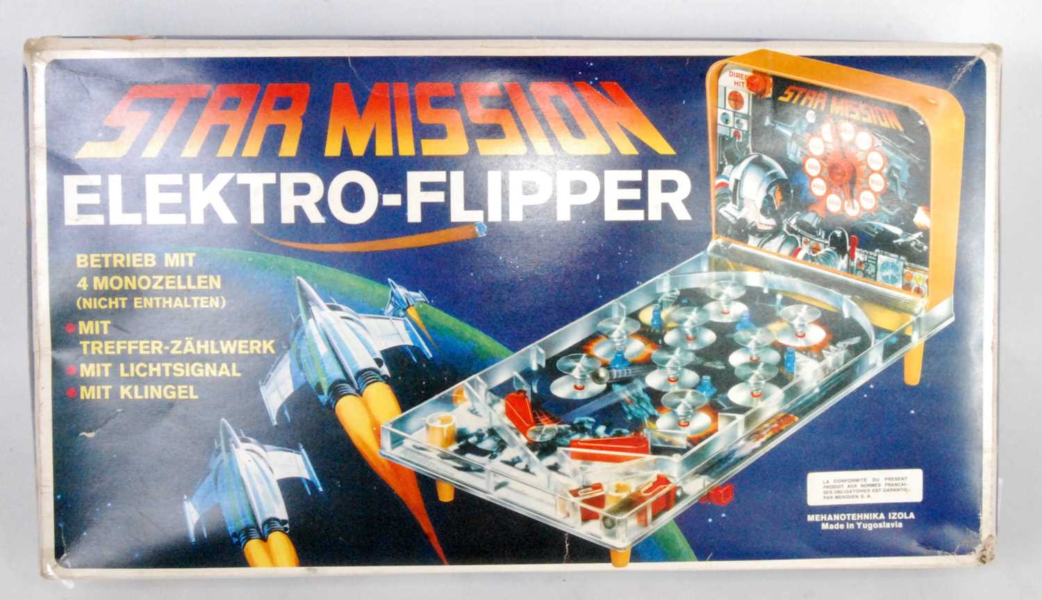Lot 86 - A 1980s original Star Mission Flipper battery...