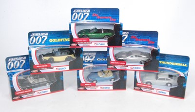 Lot 2678 - Six various boxed Corgi James Bond 007 The...