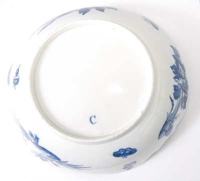 Lot 1055 - A Worcester porcelain blue and white bowl,...