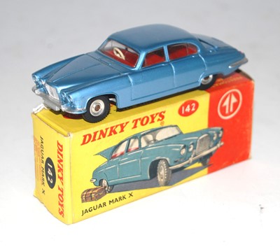 Lot 2011 - A Dinky Toys No. 142 Jaguar Mk X comprising of...