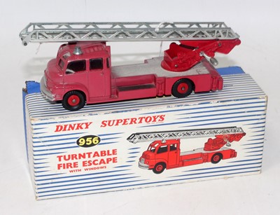 Lot 1914 - A Dinky Toys No. 956 turntable fire escape...