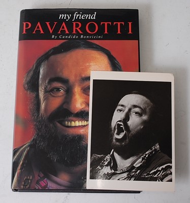 Lot 638 - Candido Bonvicini, My Friend Pavarotti
