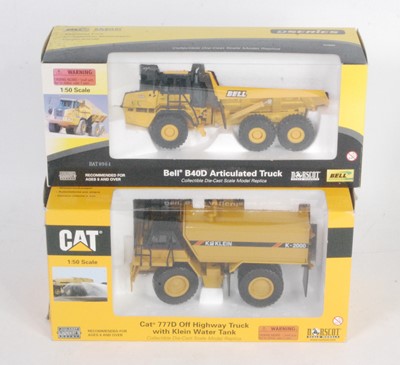 Lot 2710 - A Norscot 1/50 scale boxed earth moving and...