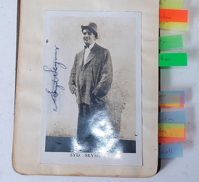 Lot 640 - An early 20th century autograph album