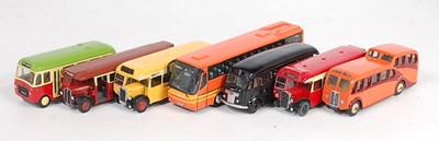 Lot 1523 - Seven various loose 1/76 scale public...