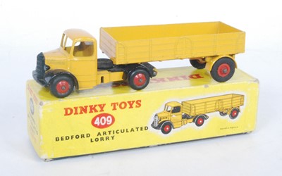 Lot 2023 - A Dinky Toys No. 409 Bedford articulated lorry...