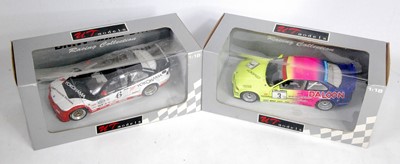 Lot 2760 - A UT Models 1/18 scale boxed BMW E36 M3 race...