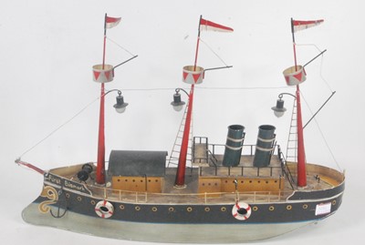 Lot 3282 - A reproduction Marklin style tinplate model of...