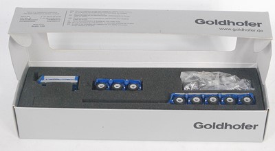 Lot 2771 - A Tekno Goldhofer boxed model of a TB...