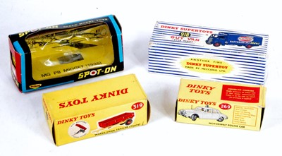 Lot 2032 - A selection of various Dinky Toy and part and...