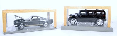 Lot 1542 - Two plastic kit built display models to...