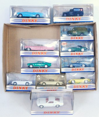 Lot 2341 - 11 various boxed Dinky by Matchbox saloon and...