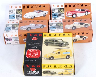 Lot 2782 - Five various boxed Vanguard single issue and...