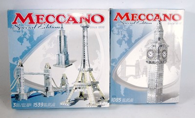 Lot 3287 - Two boxed Meccano special edition Landmark...