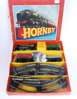 Lot 382 - A Hornby no. 3 Goods Set a few minor chips and...