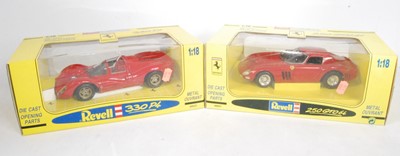 Lot 2792 - A Revell 1/18 scale Ferrari diecast group to...