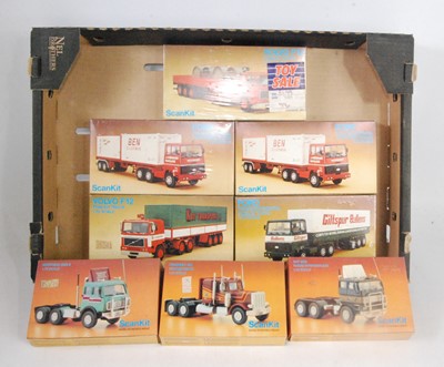 Lot 1590 - Eight various boxed Scankits of Denmark 1/72...