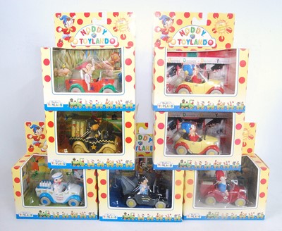 Lot 2824 - Seven various boxed Noddy Toyland Lledo Days...