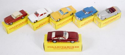 Lot 2036 - Six various boxed Dinky Toy repainted and...