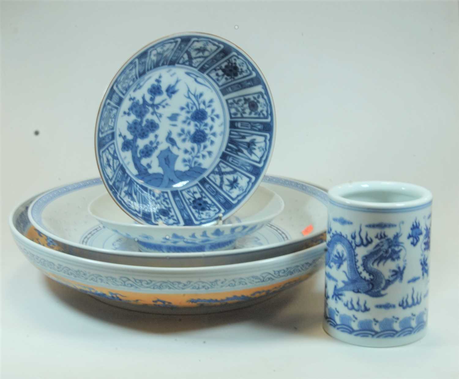 Lot 23 - A large reproduction Chinese charger on a...