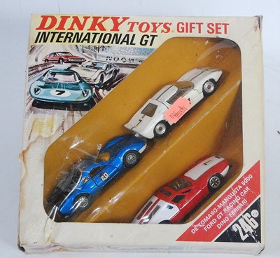 Lot 2042 - A Dinky Toys No. 246 International GT gift set...