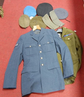 Lot 67 - A box of assorted military dress, to include...