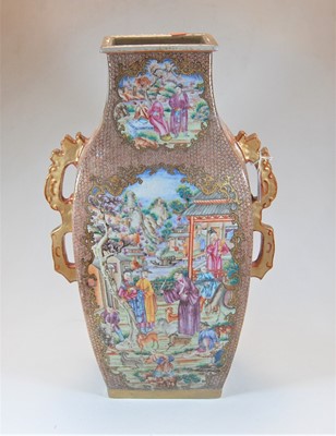 Lot 122 - A large 19th century Chinese Canton floor vase...