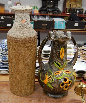 Lot 135 - A large mid 20th century Studio Ware vase...