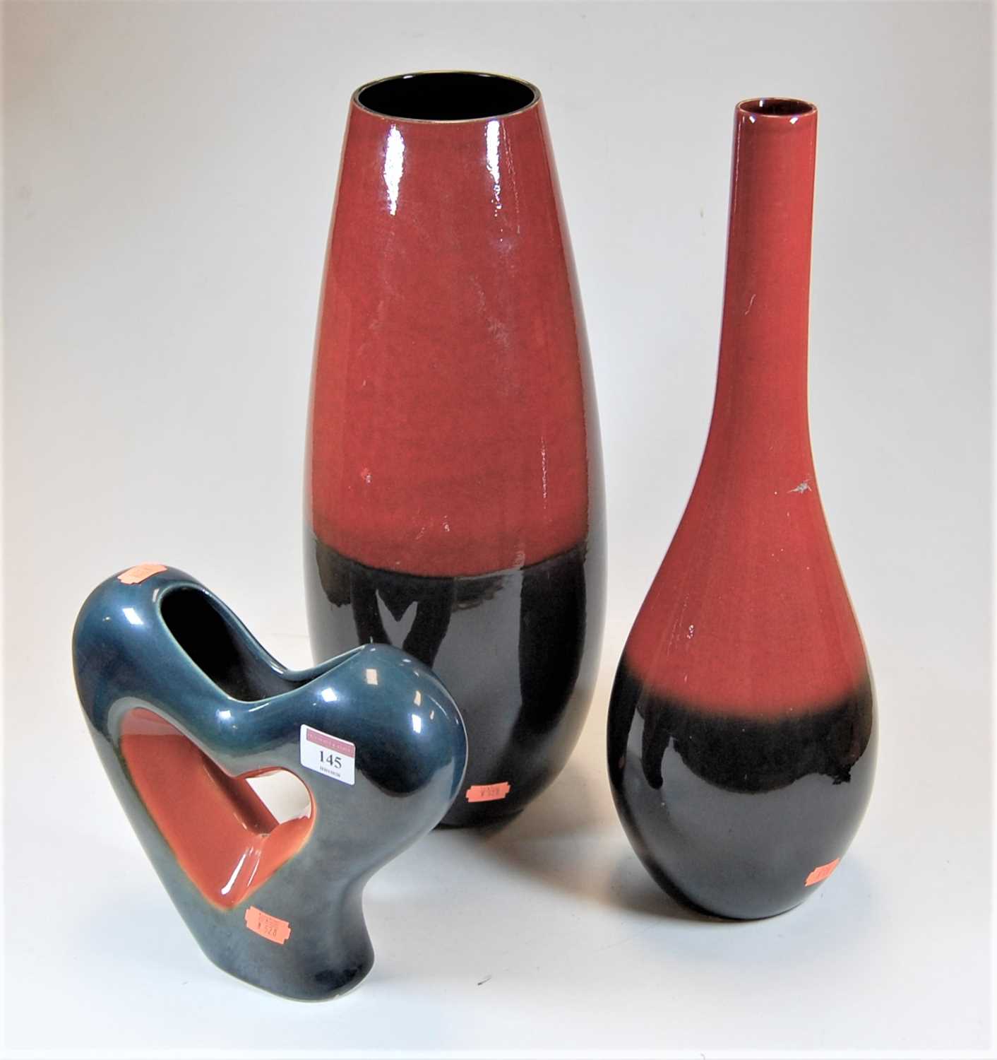 Lot 145 - A John Rocha ceramic vase, of ovoid form,...