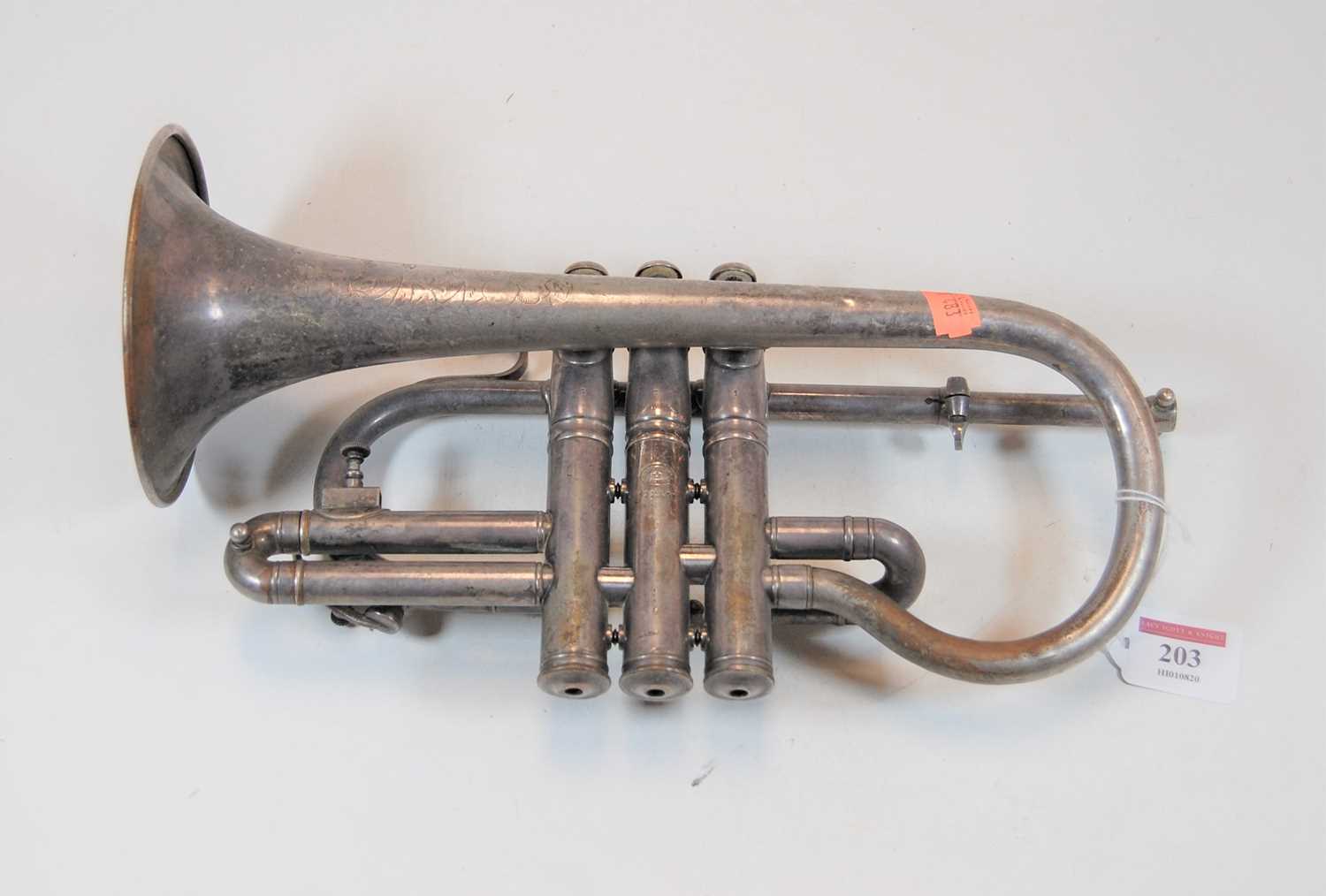 Lot 203 - A Besson & Co 'Prototype trumpet', No.122.492