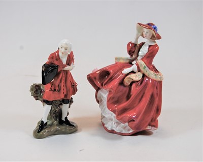 Lot 219 - A Royal Doulton figurine 'Top O' The hill',...
