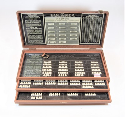 Lot 222 - A cased Solarex dentists sample set for 'The...