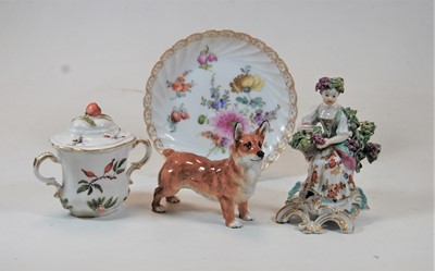 Lot 184 - An 18th century Derby porcelain bocage figure '...