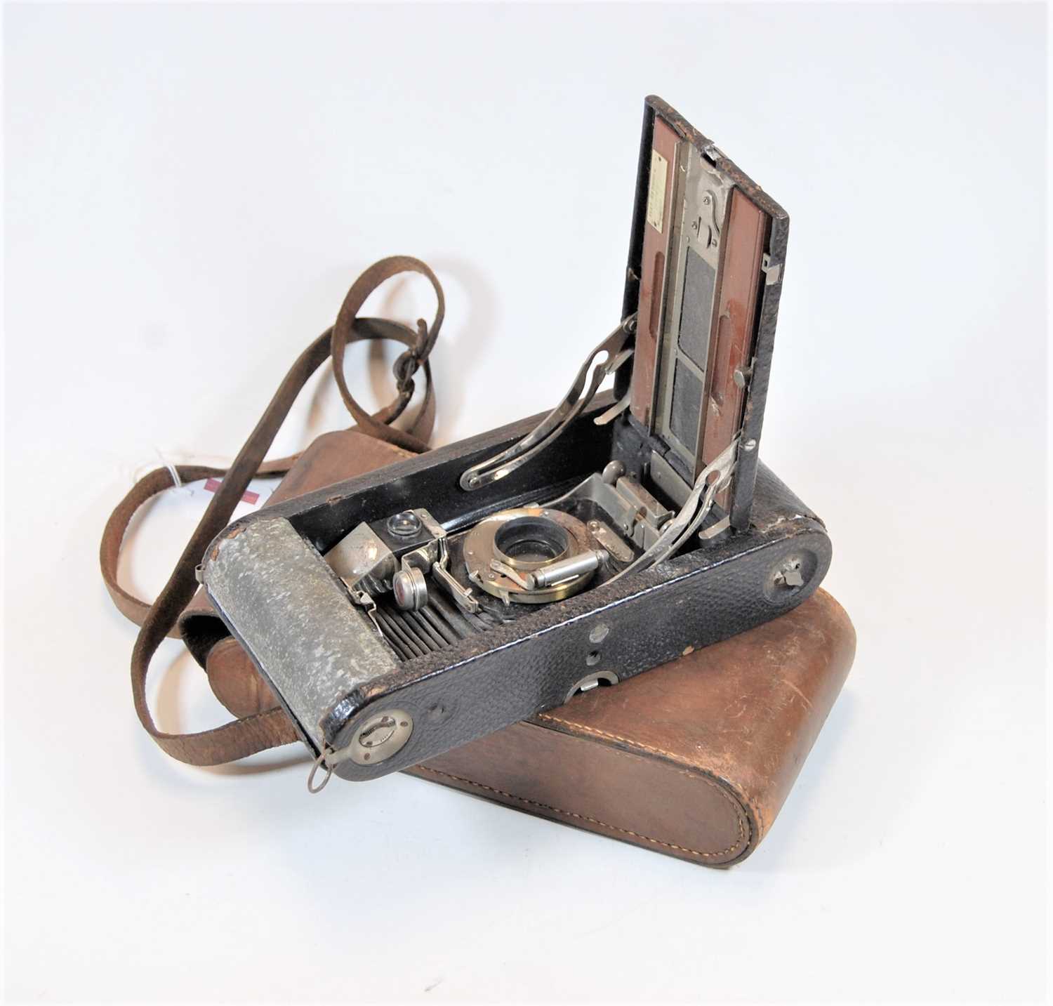 Lot 231 - An Eastman Kodak Company bellows camera, with...