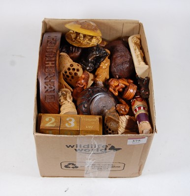 Lot 375 - A box of miscellaneous items, to include...