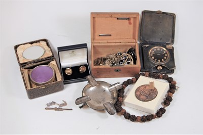 Lot 380 - A box of miscellaneous items, to include early...