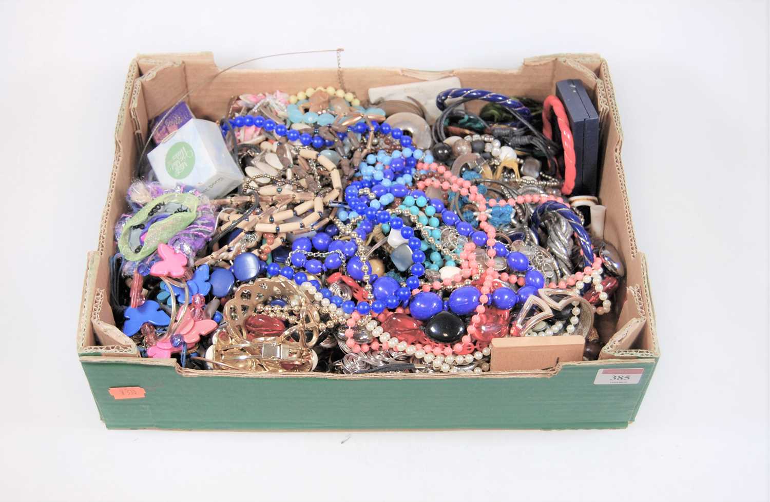 Lot 385 - A large collection of modern costume jewellery,...