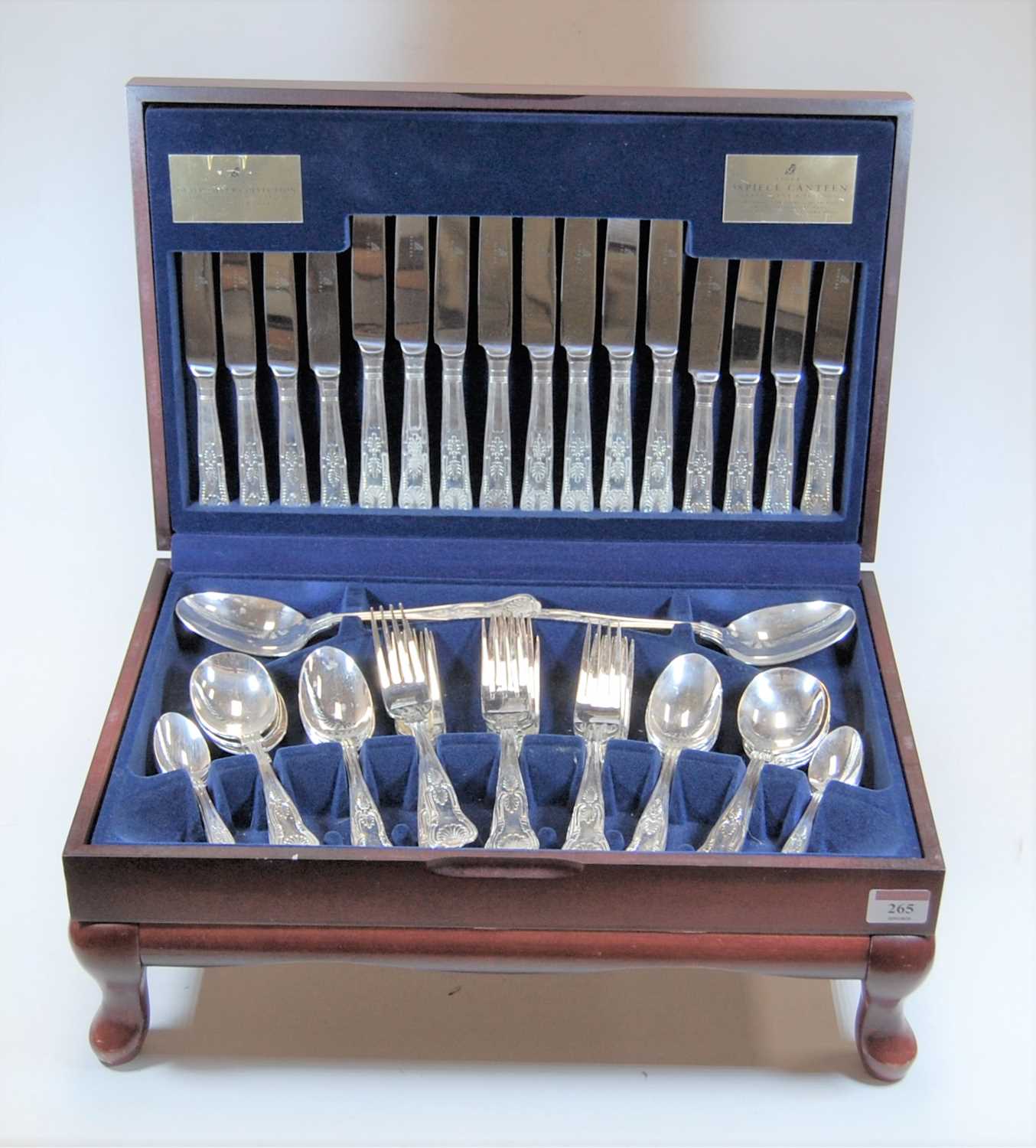 Lot 265 - A Viners 58 piece cutlery suite in the Kings...