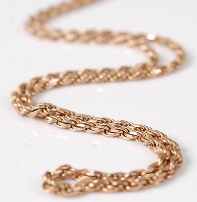 Lot 337 - A 9ct gold necklace 7.9g, length 39cm (a/f)