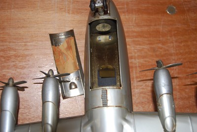 Lot 1571 - A Schuco Radiant-5600 tinplate propeller plane;...