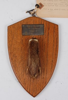 Lot 697 - * A taxidermy Otter (Lutra lutra) pad mounted...