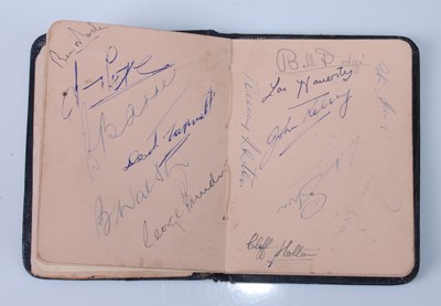 Lot 654 - A mid-20th century autograph album